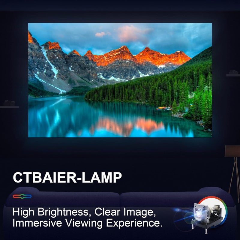 CTBAIER NP22LP Hight Quality Replacement Projector Lamp for NEC PH1000U PX700U PX700W2 PX750U PX750U2 PX800X PX800X2 PX700W - Image 4